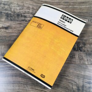 J I Case 1845C Uni-Loader Skidsteer Operators Owners Manual 9-9830 Controls Lube