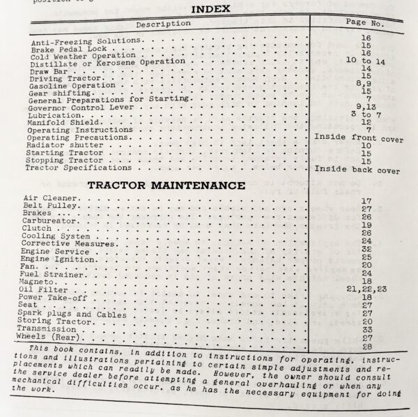Farmall International B Bn Tractor Service Repair Shop Parts Operator Manual Set - Image 4