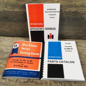 Farmall International B Bn Tractor Service Repair Shop Parts Operator Manual Set