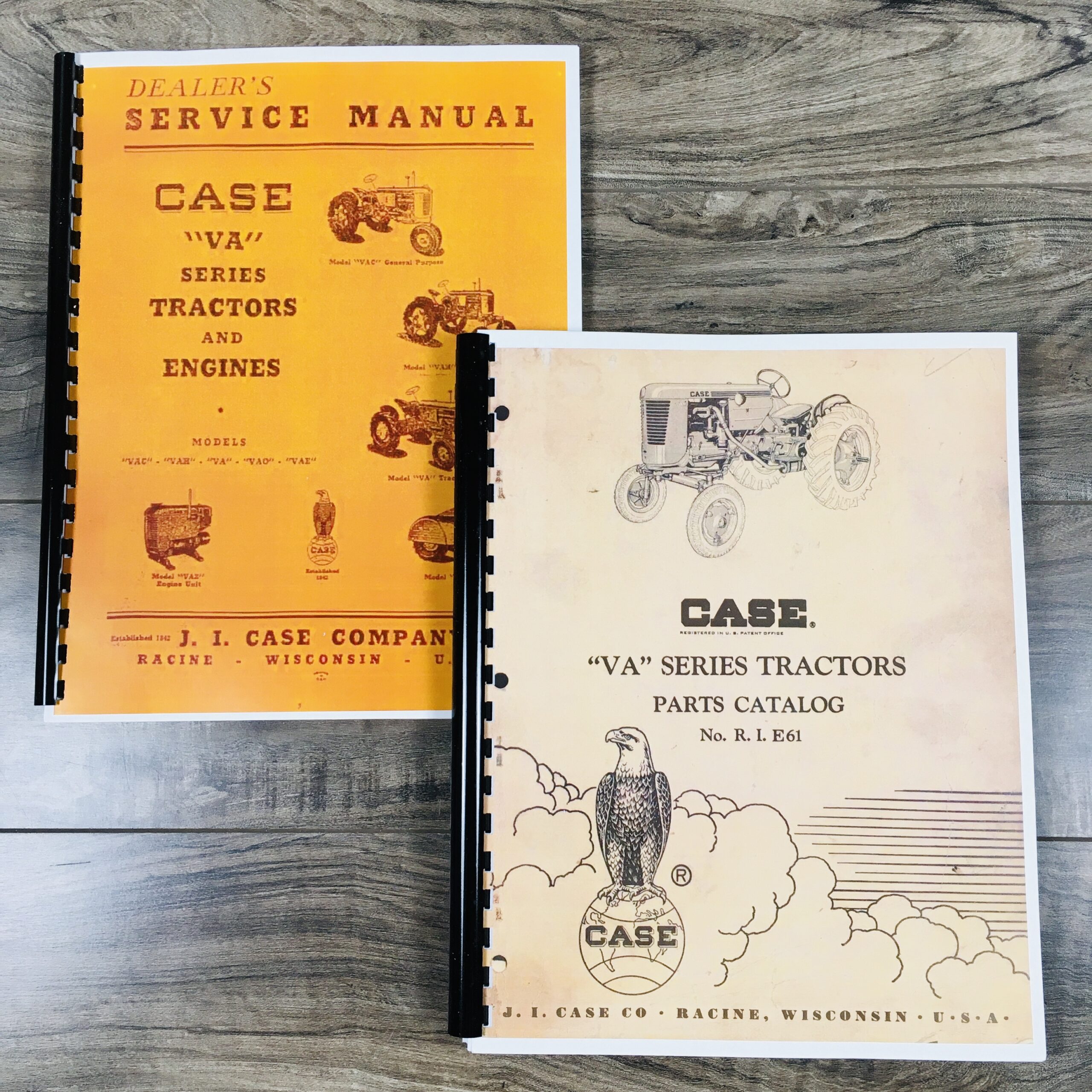 Case Va Series Tractors Vac Vah Vai Vao Vas Vae Service Parts Repair Manual Set