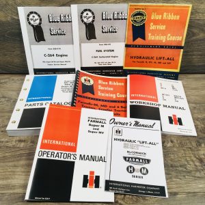 International Farmall Super M Tractor Service Parts Operators Manual Engine Set