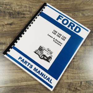 Ford Lgt 100 120 125 145 165 195 Lawn Garden Tractor Parts Manual Catalog Mower