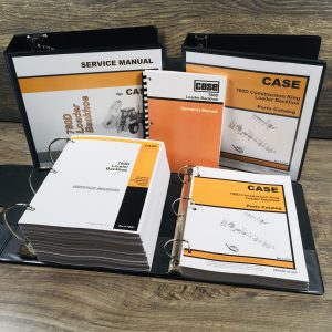 Case 780D Backhoe Loader Service Manual Parts Catalog Operators Owners Set Shop