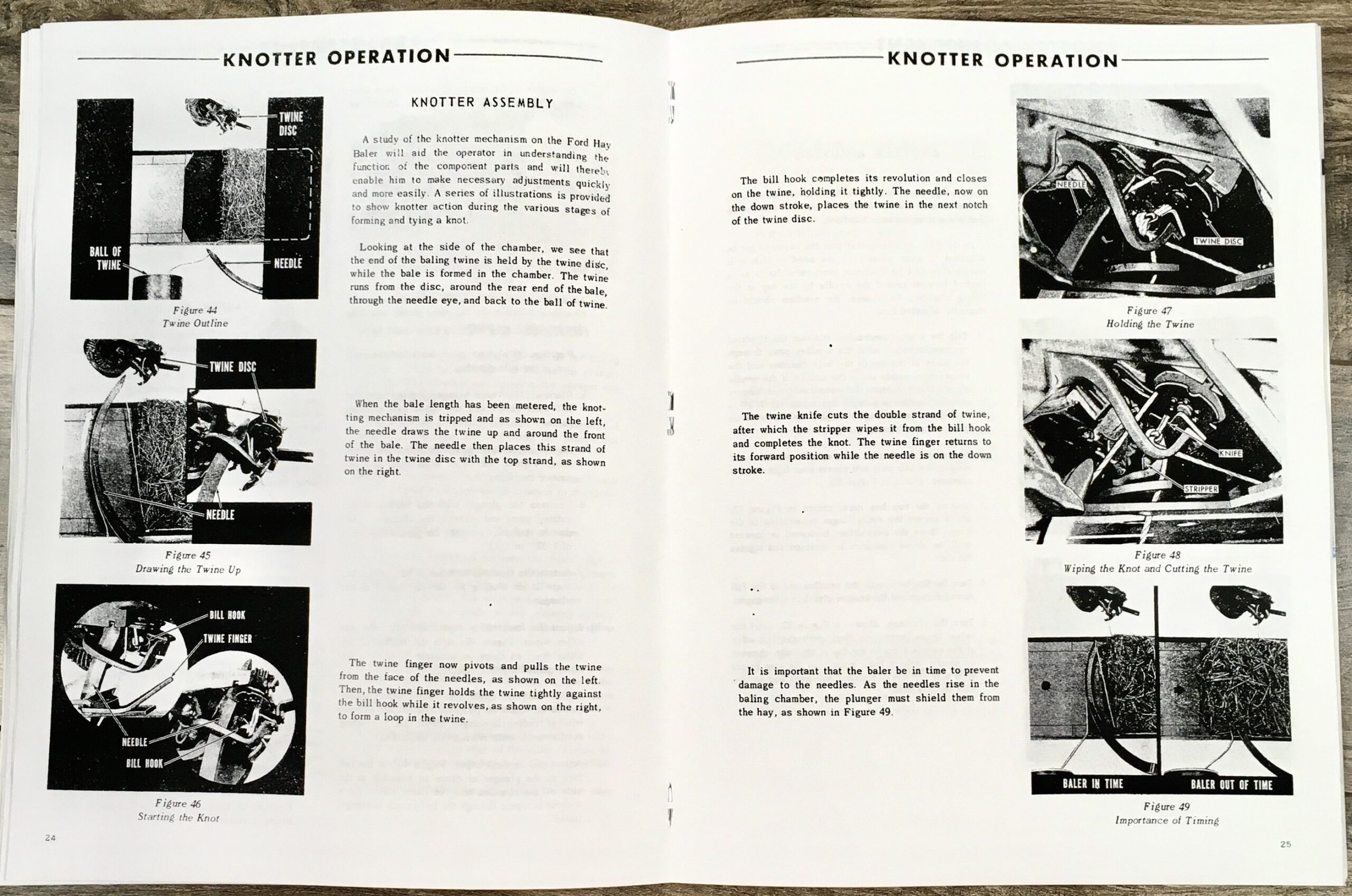 Ford 530 Hay Baler Operators Owners Manual Adjustments Operation Lube New Print - Image 5