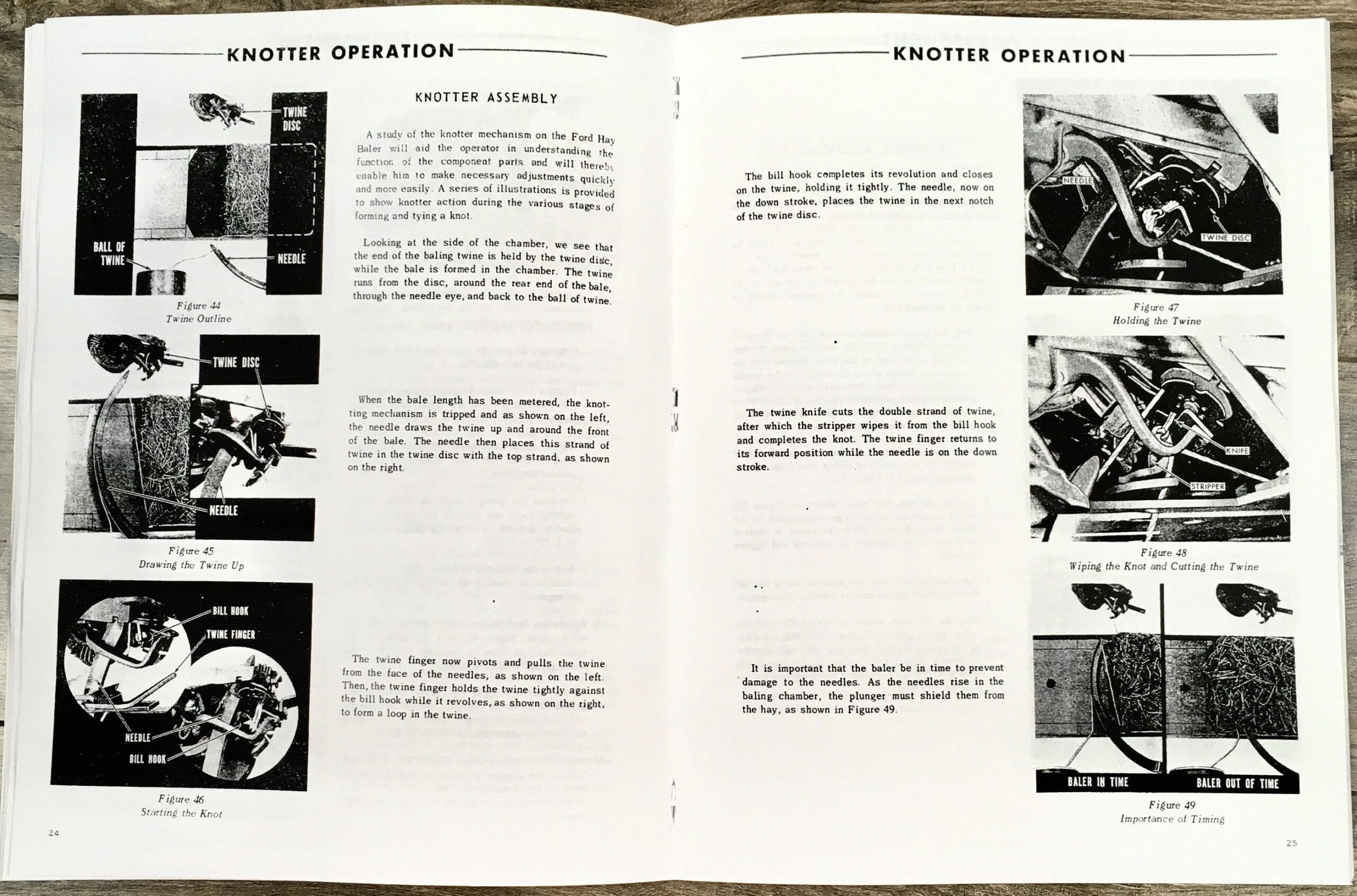 Ford 530 Hay Baler Operators Owners Manual Adjustments Operation Lube New Print - Image 6