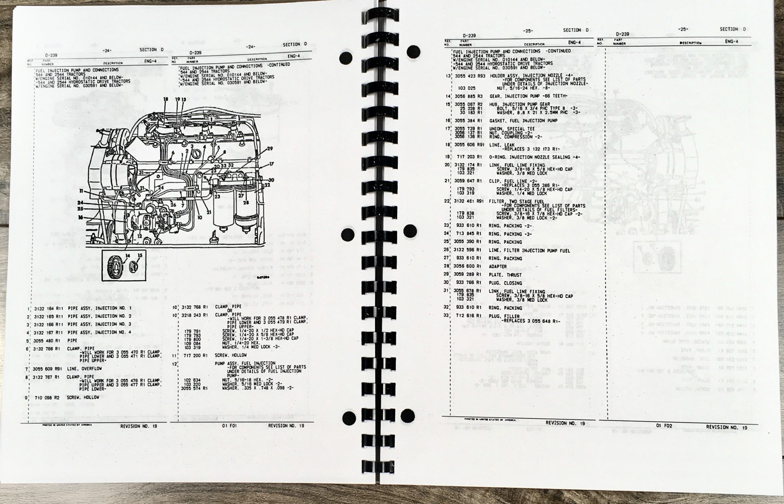 International 674 Diesel Tractor Service Parts Operators Manual Engine Chassis - Image 13