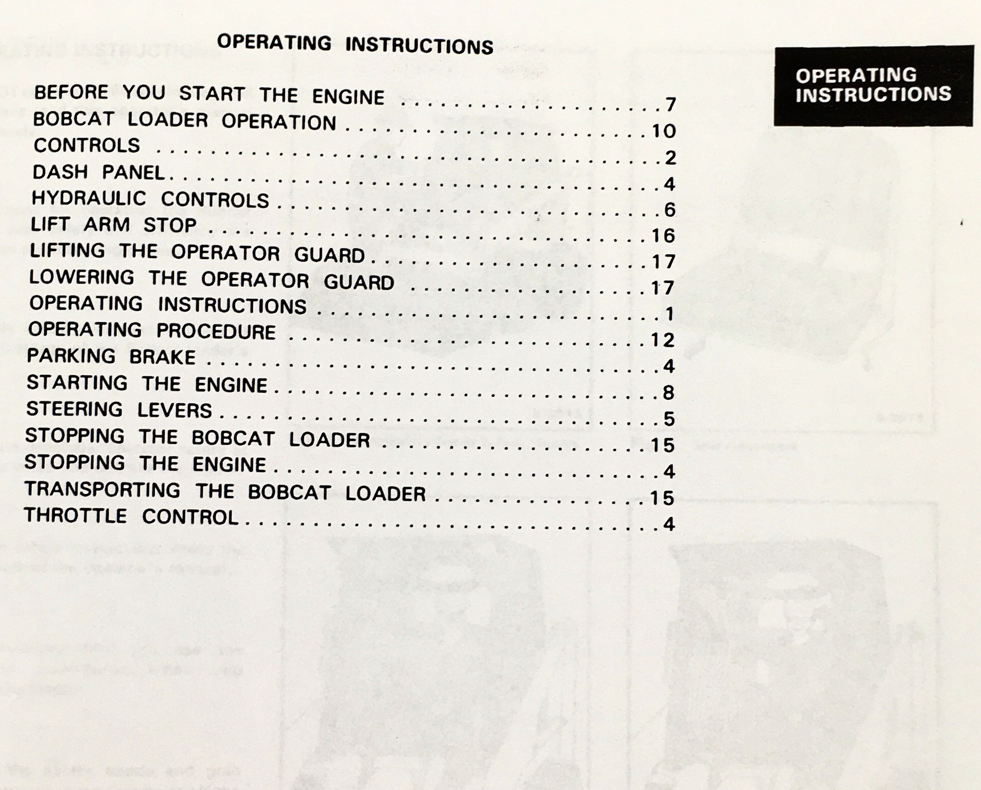 Bobcat 743 Loader Skid Steer Owners Operators Manual Book Maintenance Parts - Image 2
