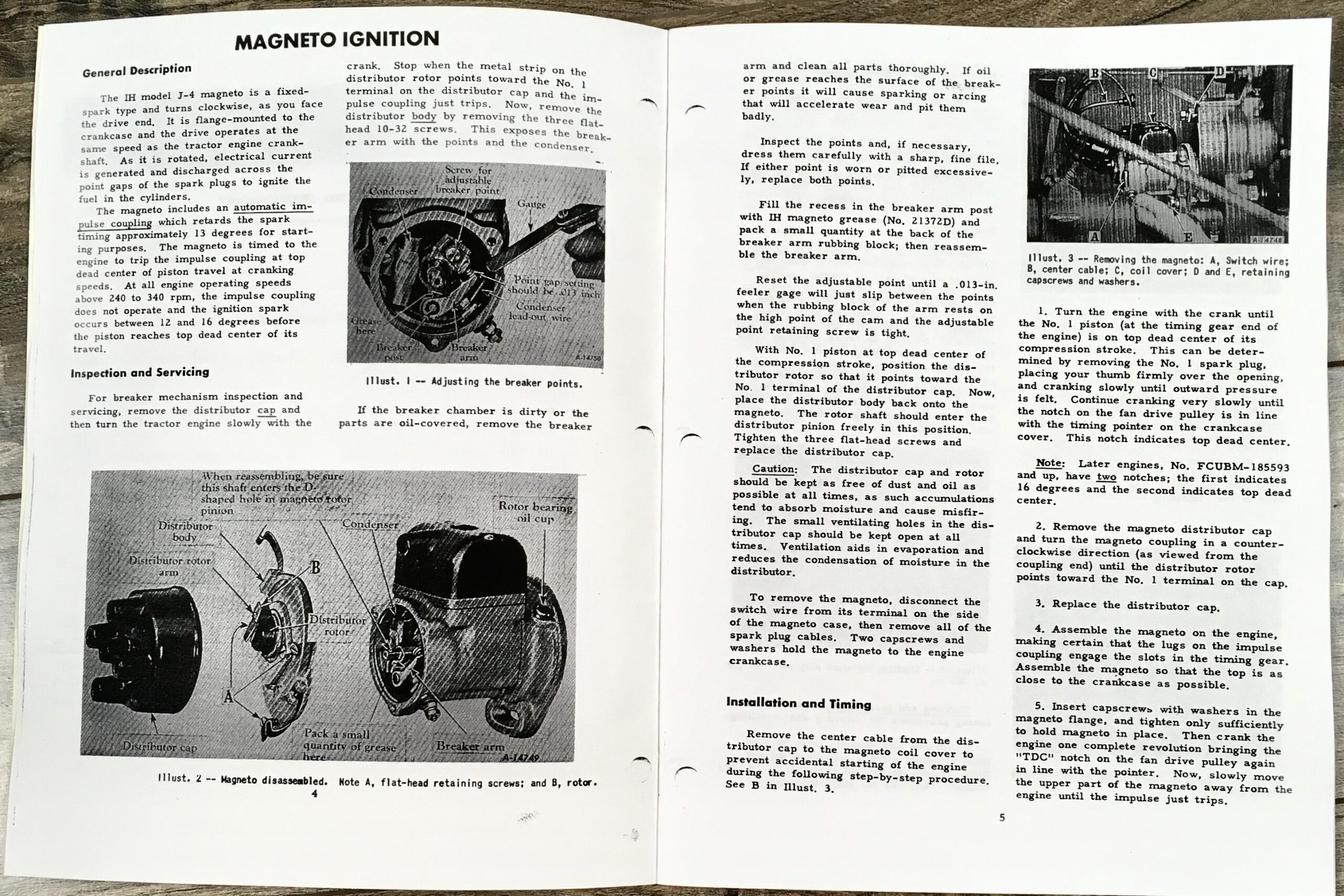 Farmall Cub & Lo-Boy Tractor Electrical Equipment Service Repair Manual Magneto - Image 5