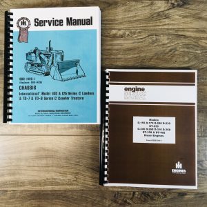 Set International Dresser Td-7 Series C Td-7C Dozer Service Shop Manuals 0-9500