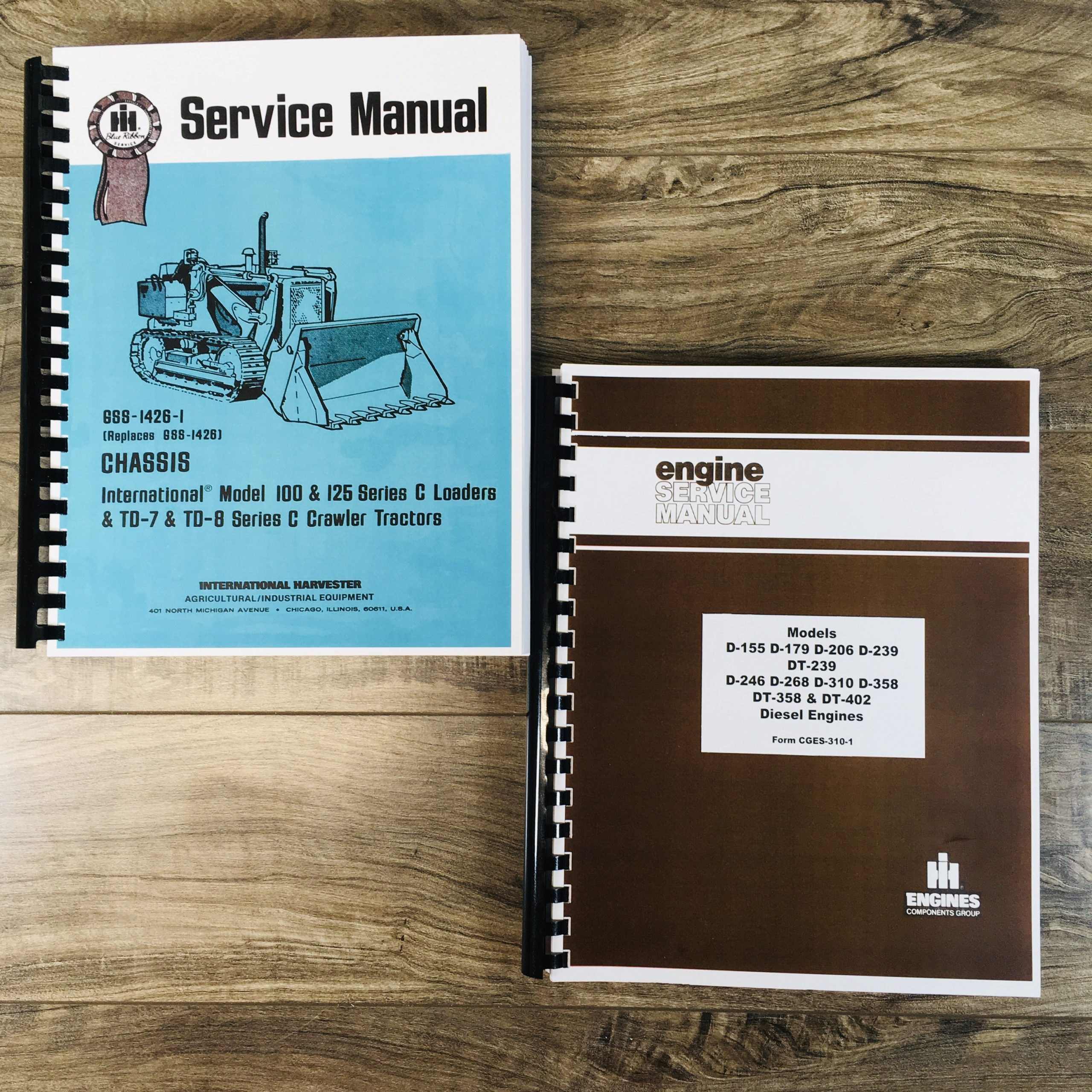 Ih International Td7C Td8C Series C Crawler Tractor Service Manual Repair Shop