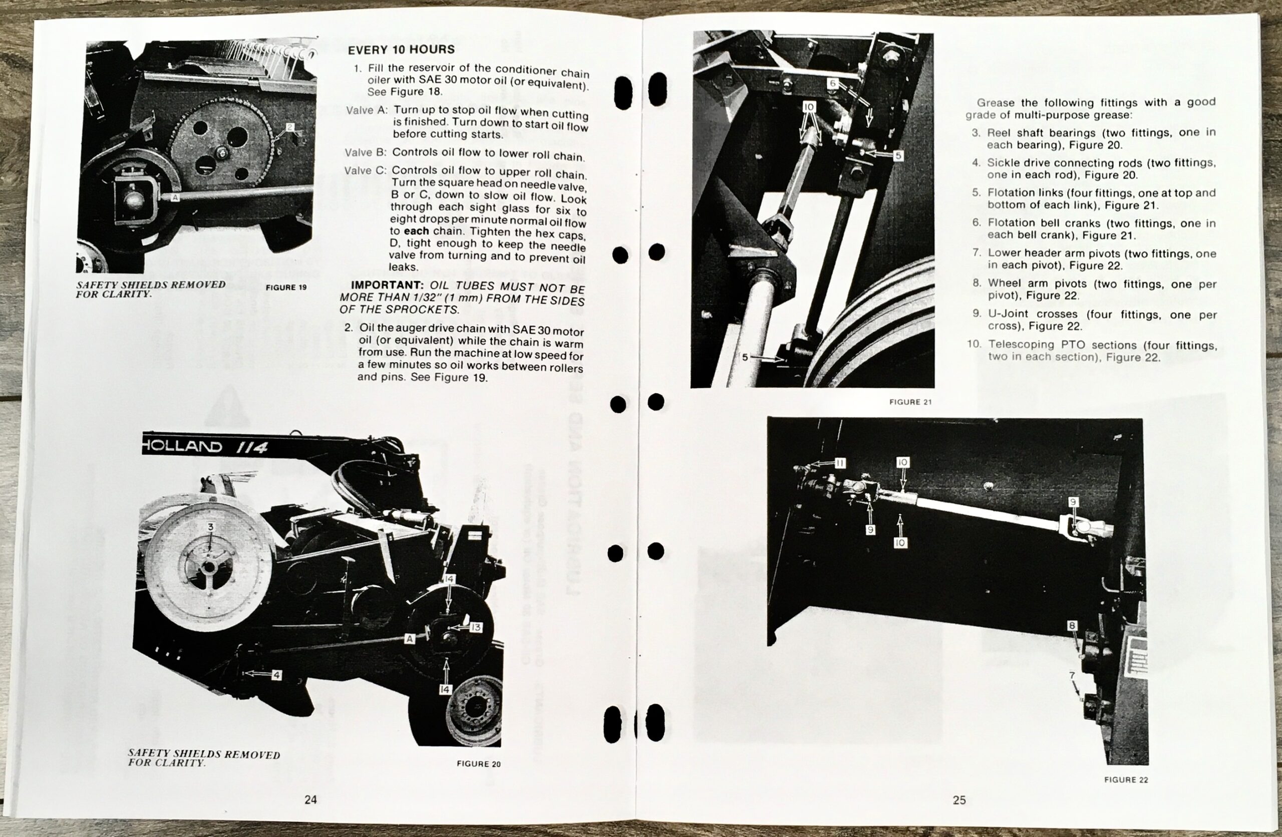 Sperry New Holland 114 Windrower Pivot Tongue Owners Operators Manual Book - Image 3