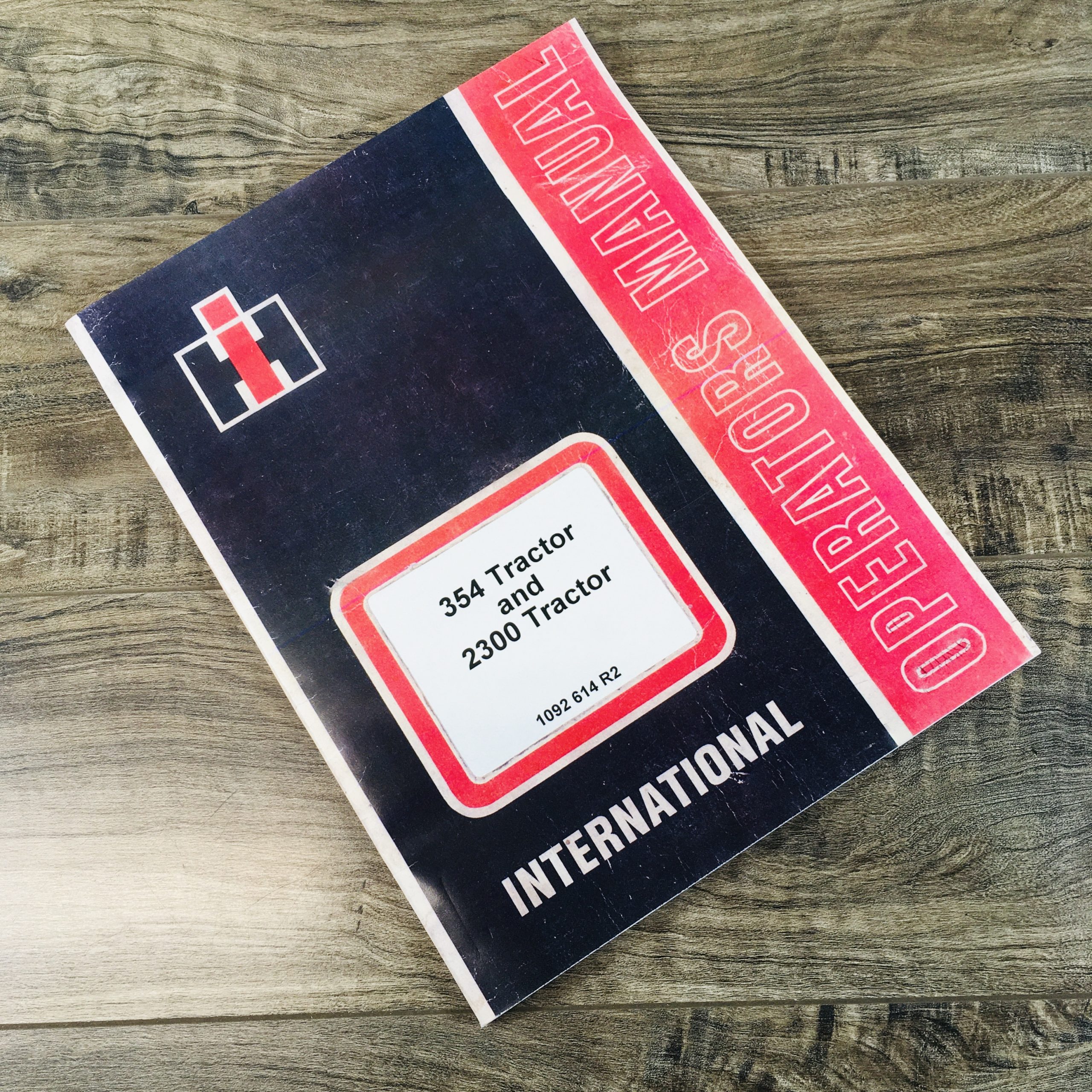 International 354 2300 Tractor Owners Operators Manual Maintenance Controls