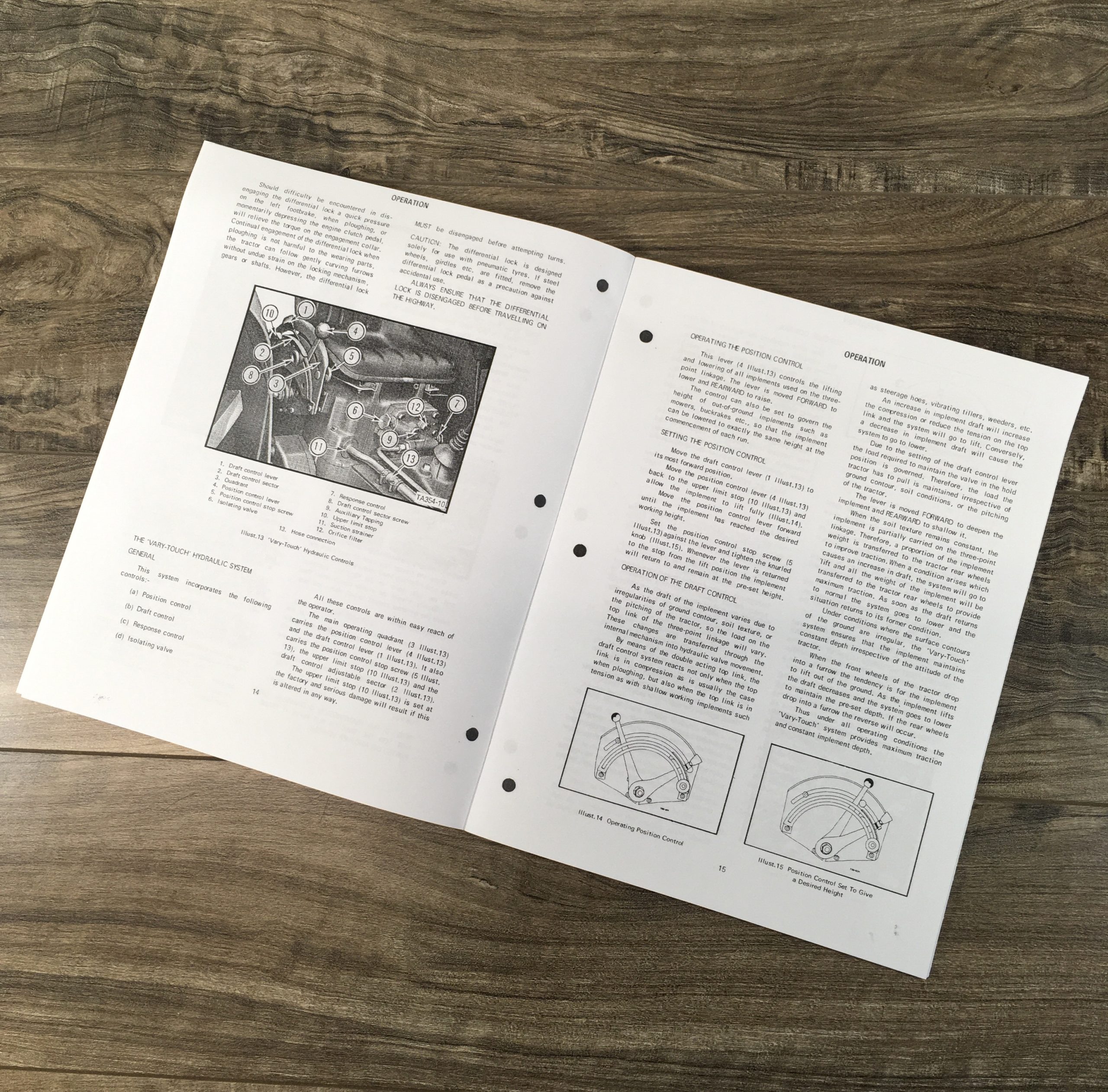 International 354 2300 Tractor Owners Operators Manual Maintenance Controls - Image 5