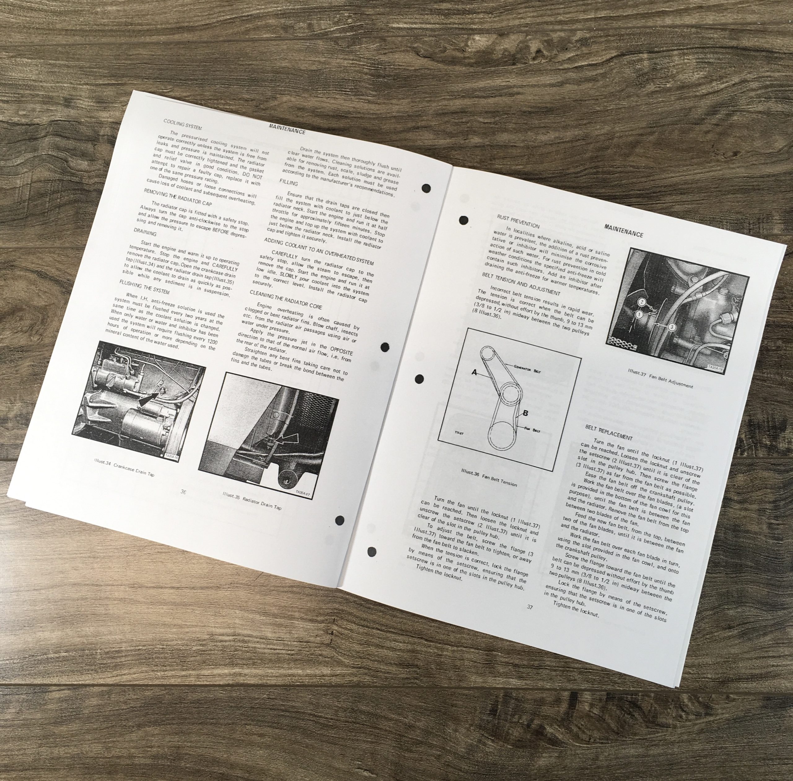 International 354 2300 Tractor Owners Operators Manual Maintenance Controls - Image 8
