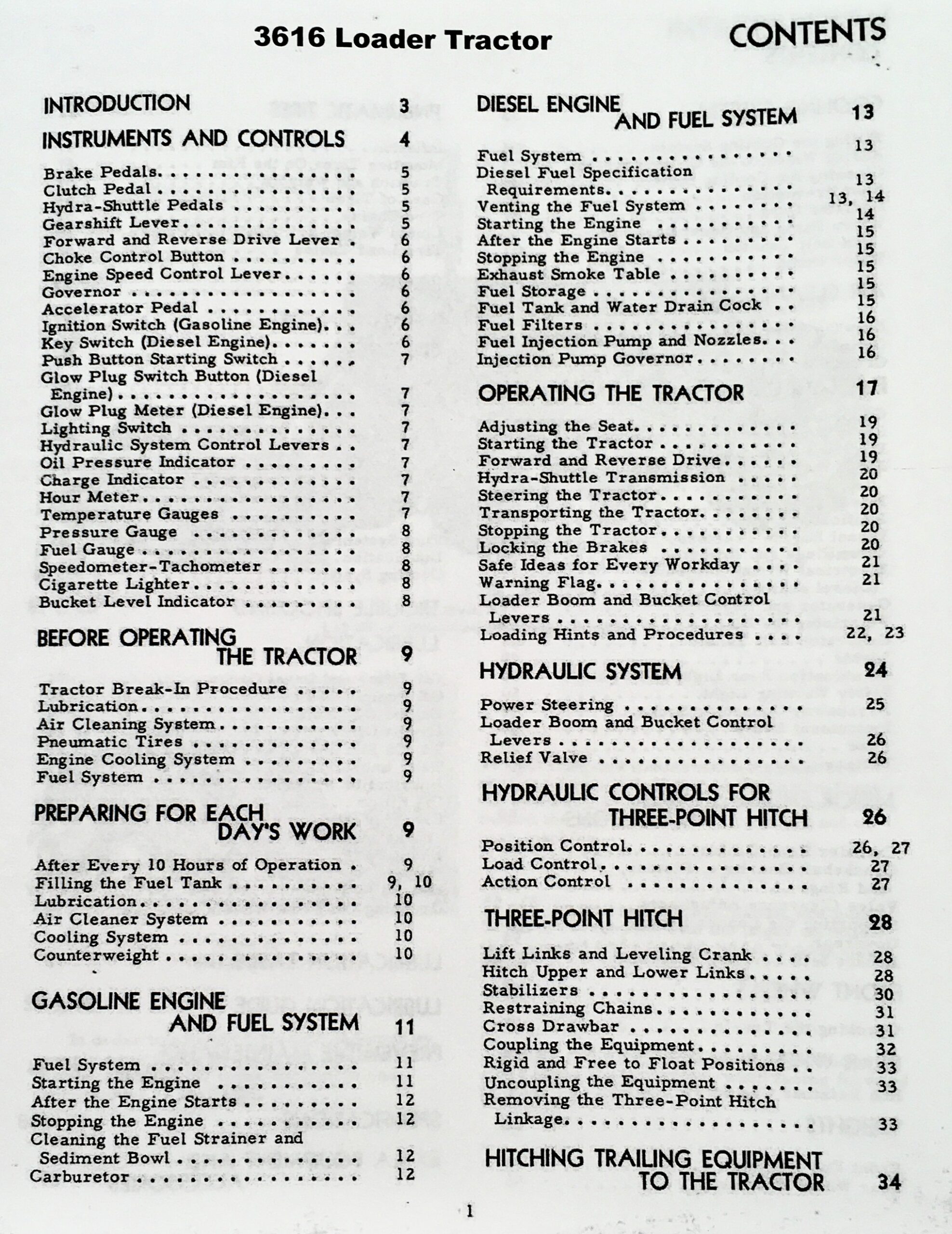 International Ih 3616 Loader Tractor Operator Owners Manual Parts Catalog Set - Image 3