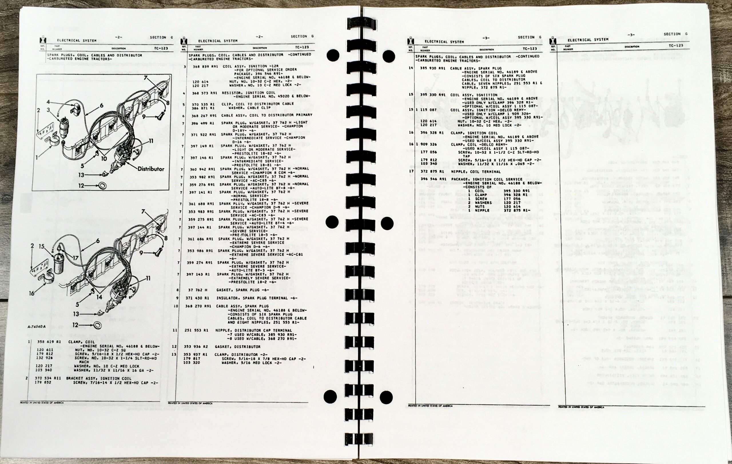 International Ih 3616 Loader Tractor Operator Owners Manual Parts Catalog Set - Image 15