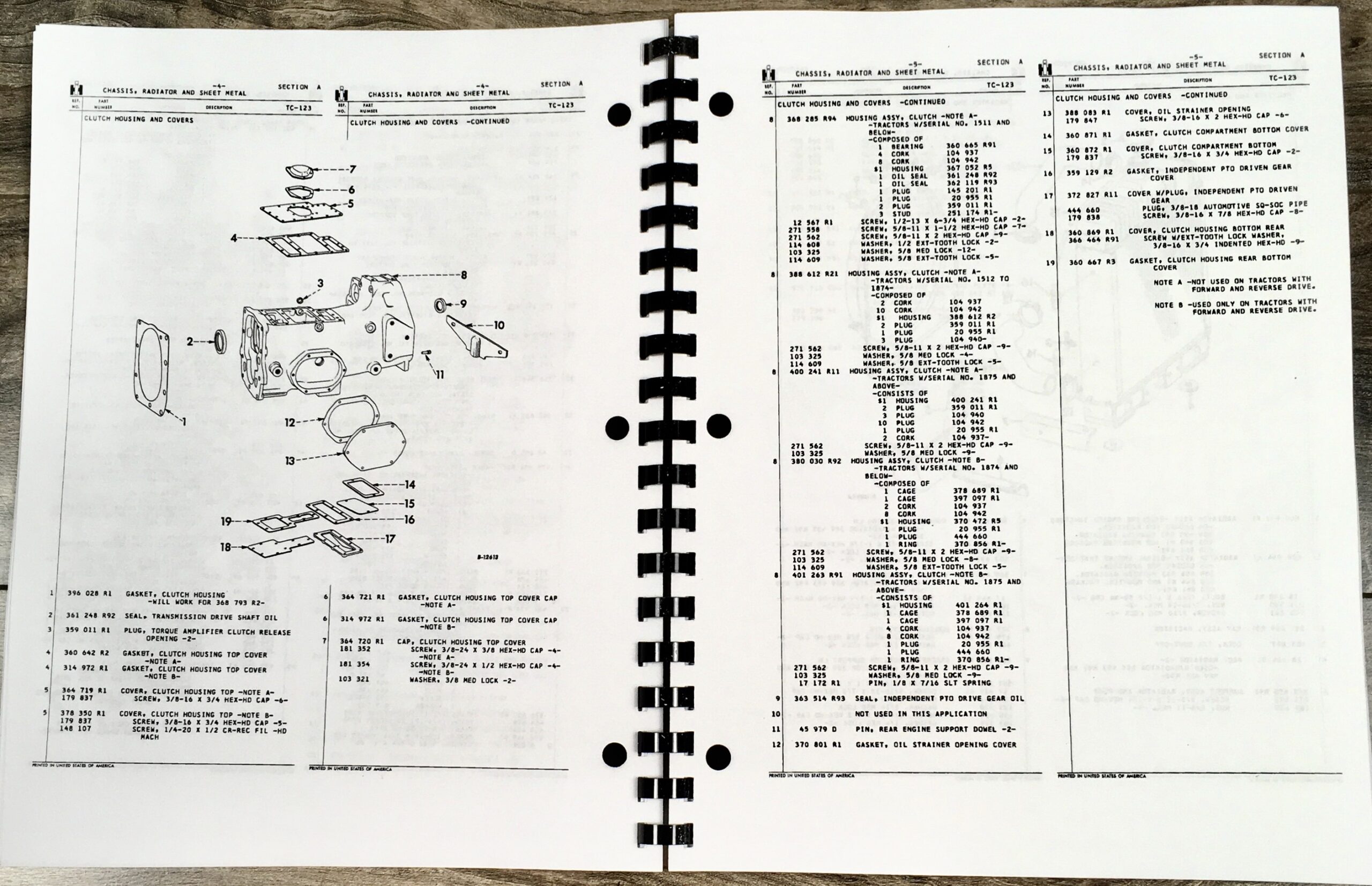 International Ih 3616 Loader Tractor Operator Owners Manual Parts Catalog Set - Image 14