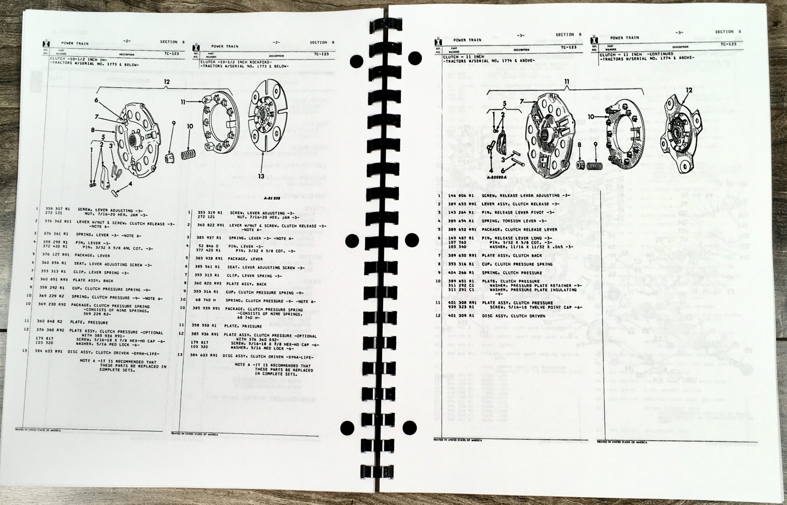 International Ih 3616 Loader Tractor Operator Owners Manual Parts Catalog Set - Image 13