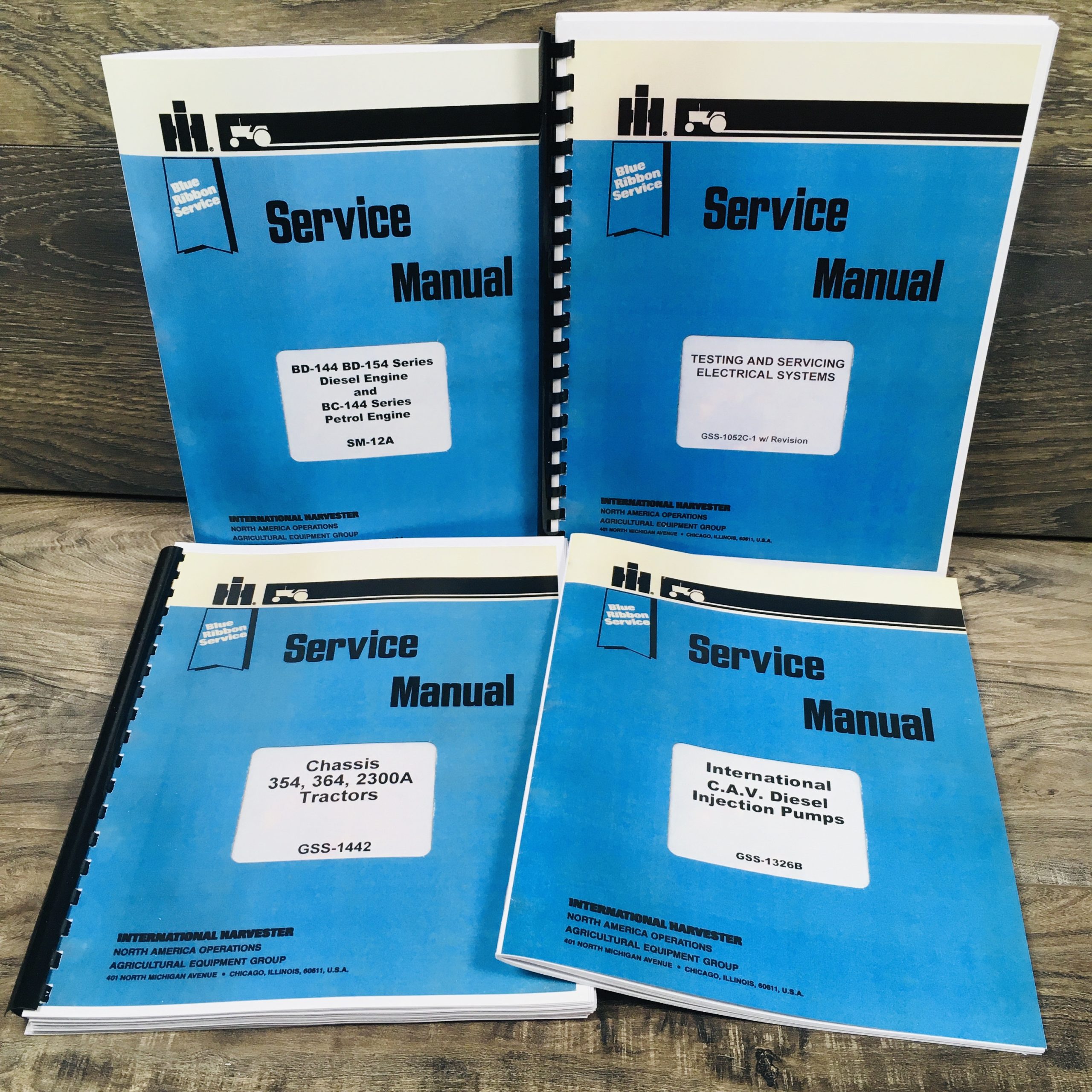 International 354 364 2300A Diesel Tractor Service Manual Set Repair Workshop