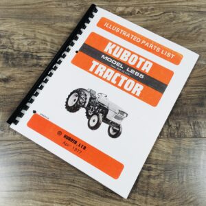 Kubota L285 Tractor Parts Manual Catalog Book Assembly Schematics Exploded Views