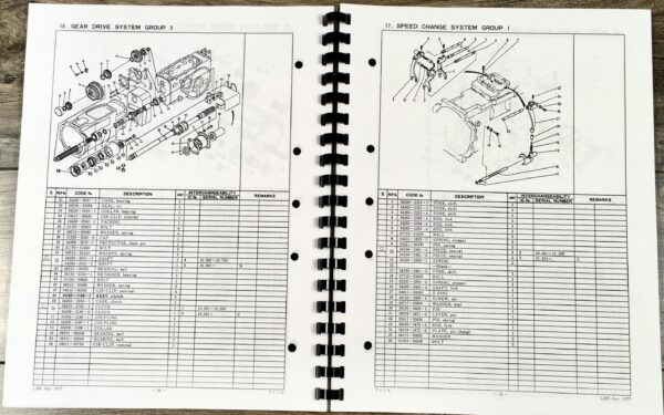 Kubota L285 Tractor Parts Manual Catalog Book Assembly Schematics Exploded Views - Image 4