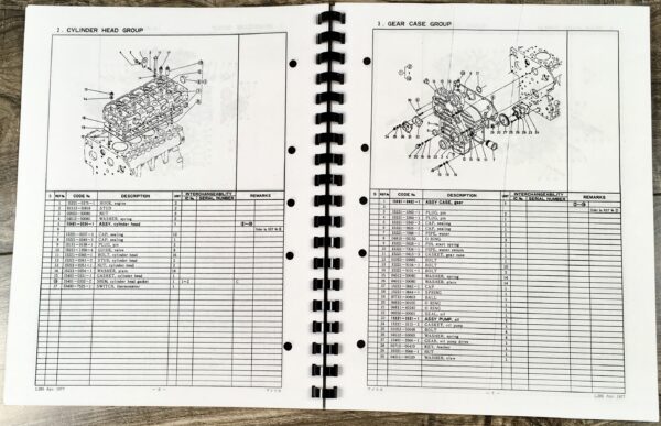 Kubota L285 Tractor Parts Manual Catalog Book Assembly Schematics Exploded Views - Image 5