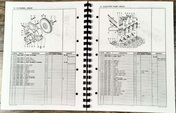 Kubota L285 Tractor Parts Manual Catalog Book Assembly Schematics Exploded Views - Image 6