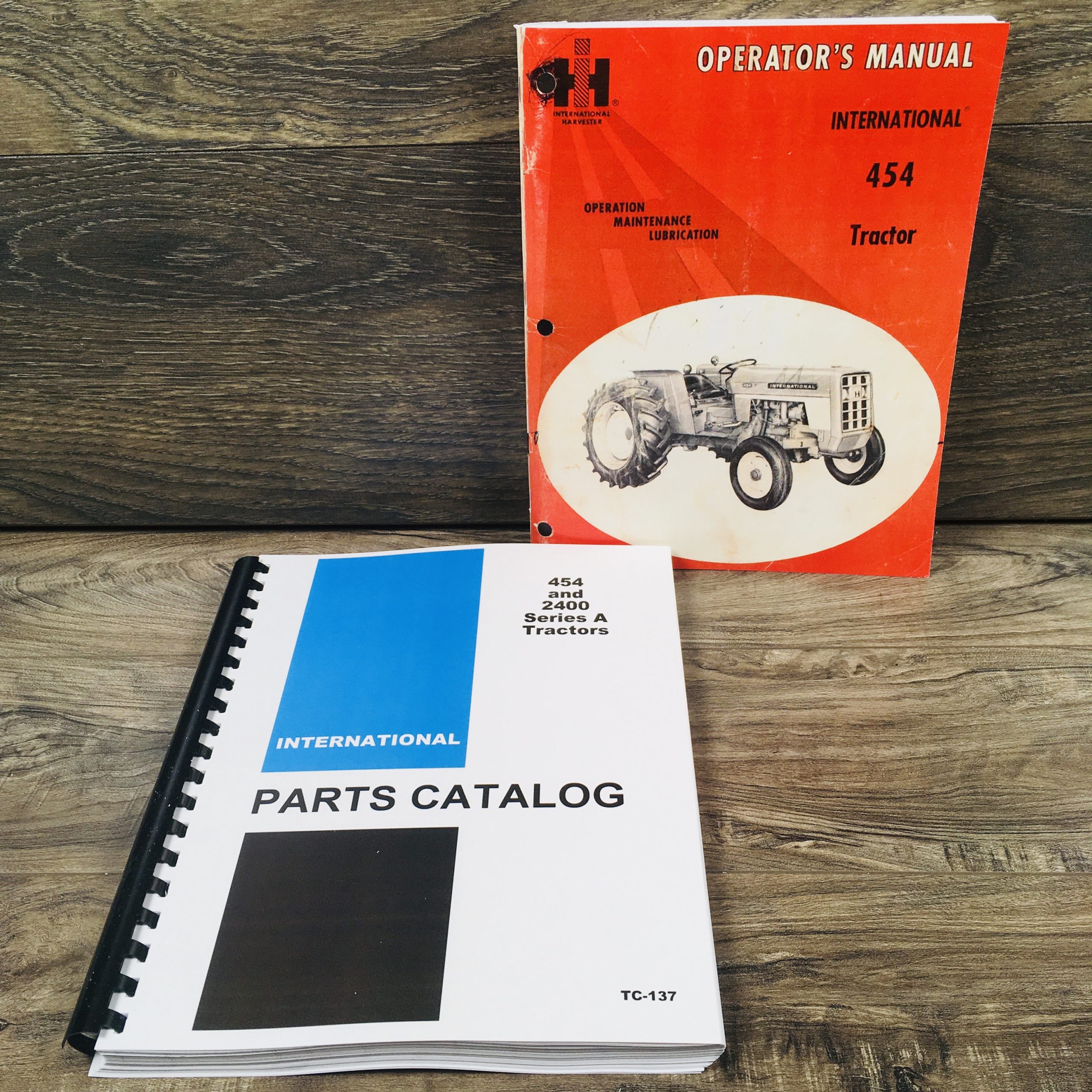 International 454 Tractor Parts Operators Manual Set Catalog Owners Book