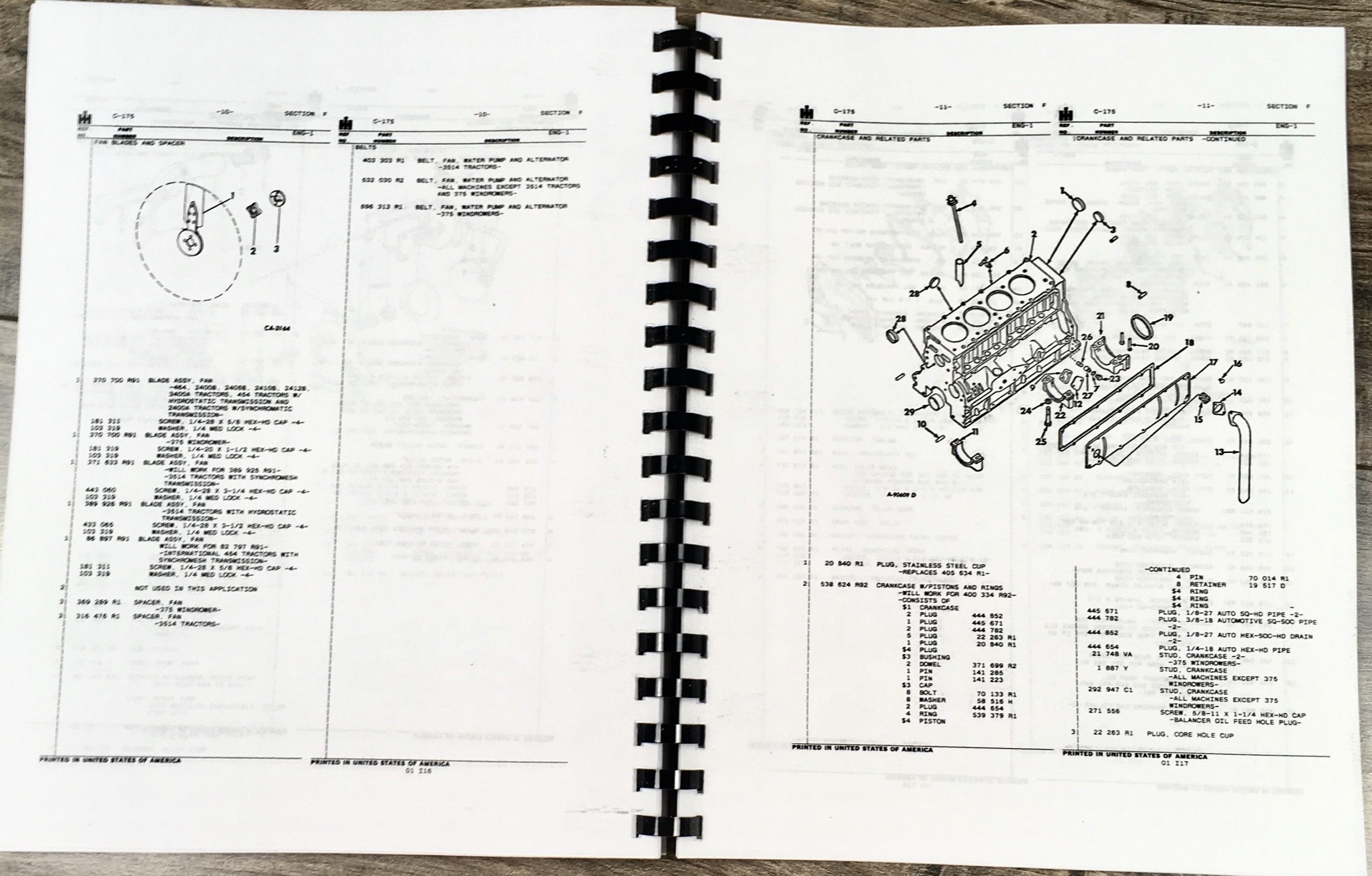 International 454 Tractor Parts Operators Manual Set Catalog Owners Book - Image 4