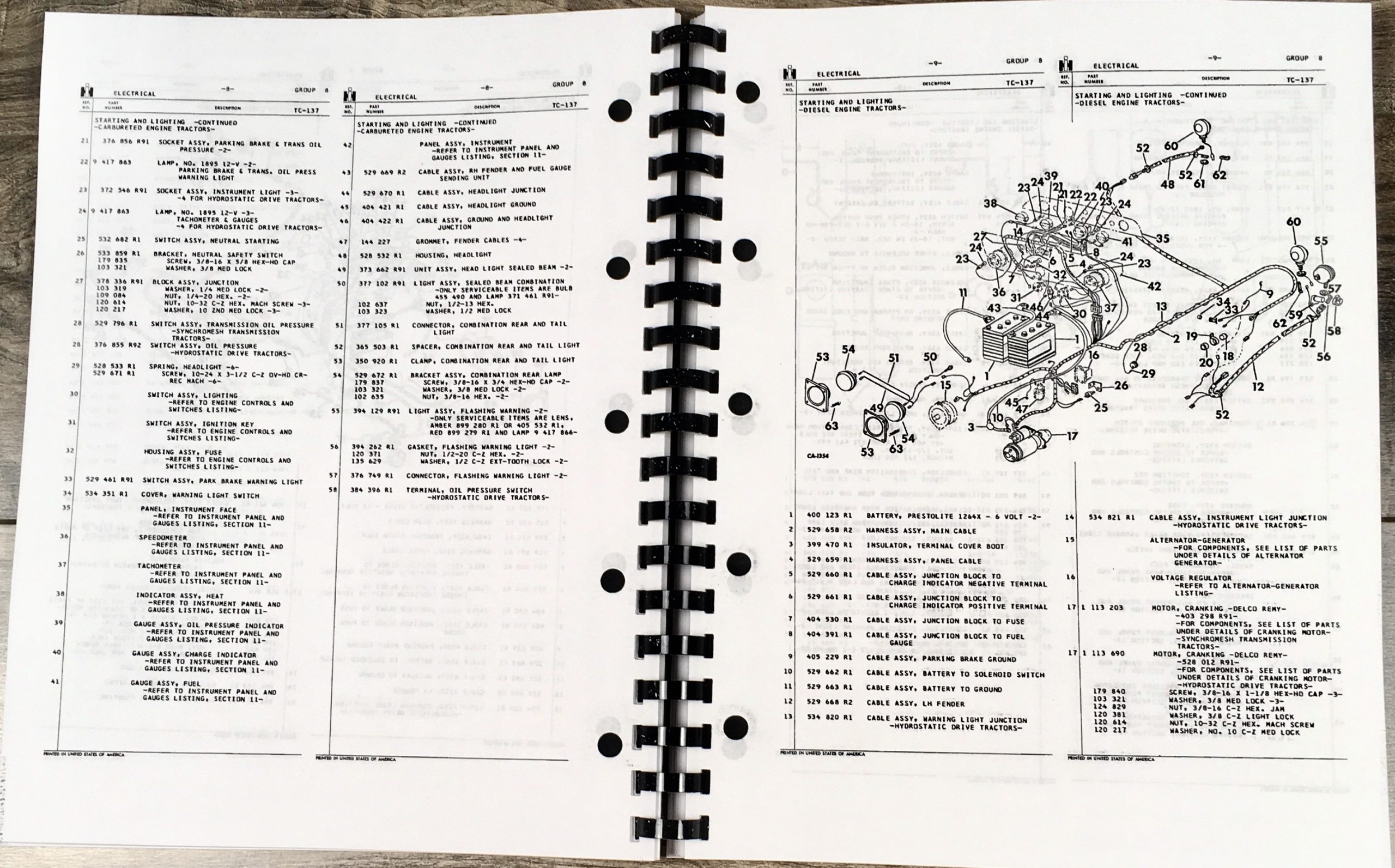 International 454 Tractor Parts Operators Manual Set Catalog Owners Book - Image 7