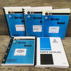 International 454 Diesel Tractor Service Parts Manual Set Repair Shop Catalog