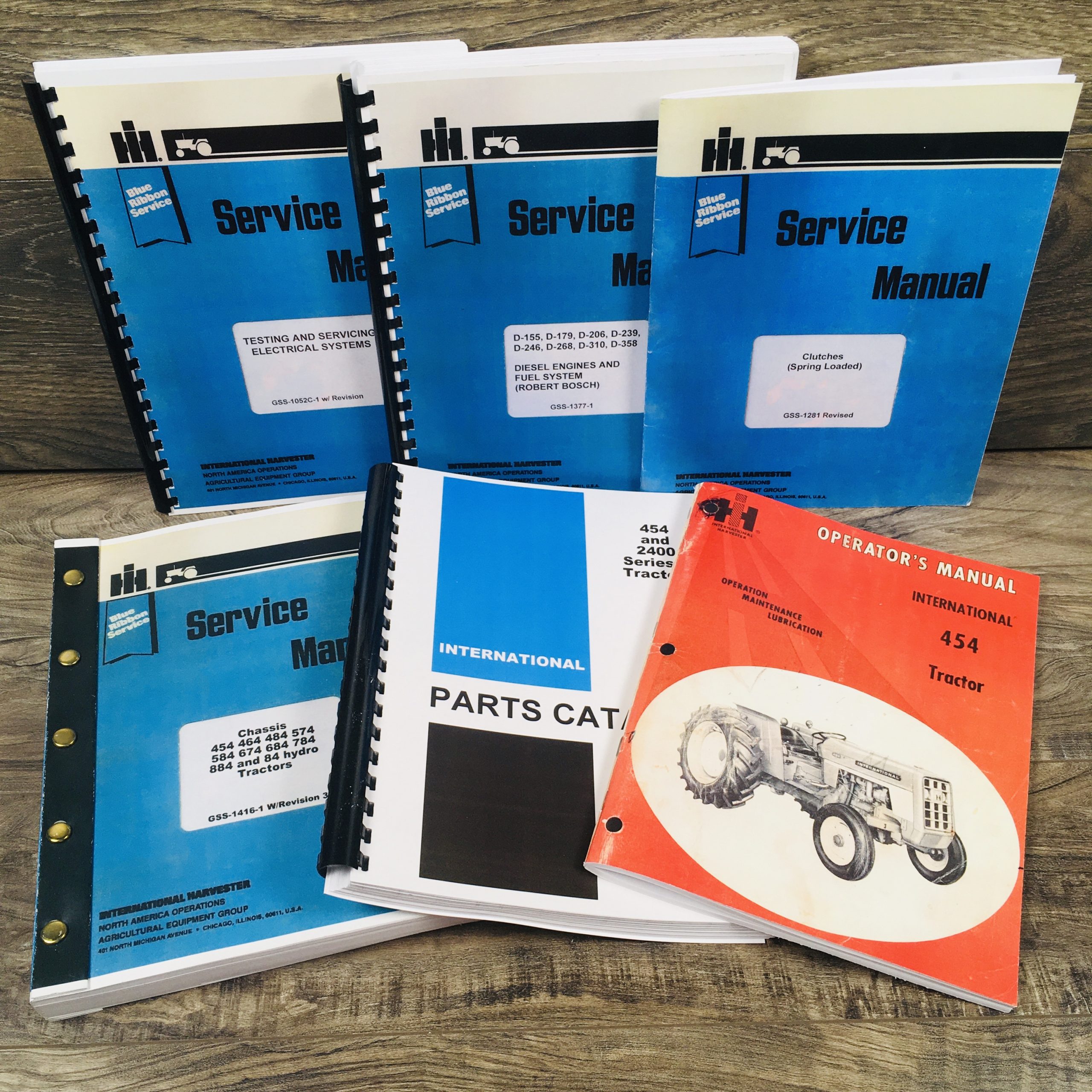 International Ih 454 Diesel Tractor Service Operators Parts Manual Engine D-179