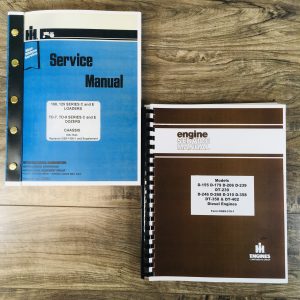 Set International Dresser Td8 Series E Td-8E Crawler Dozer Service Manual 0-9500