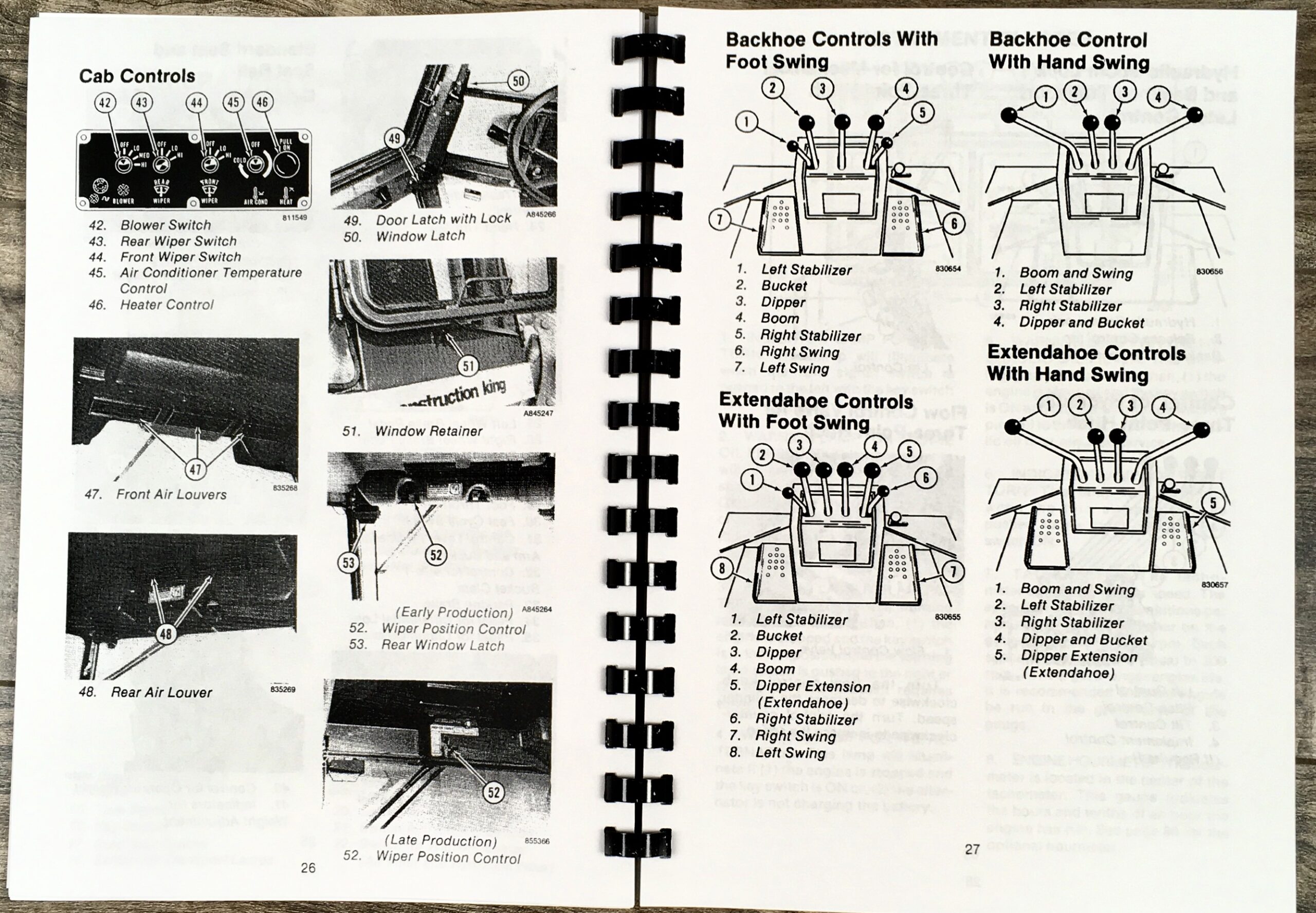 Case 580E 580 Super E Construction King Loader Backhoe Operators Owners Manual - Image 6