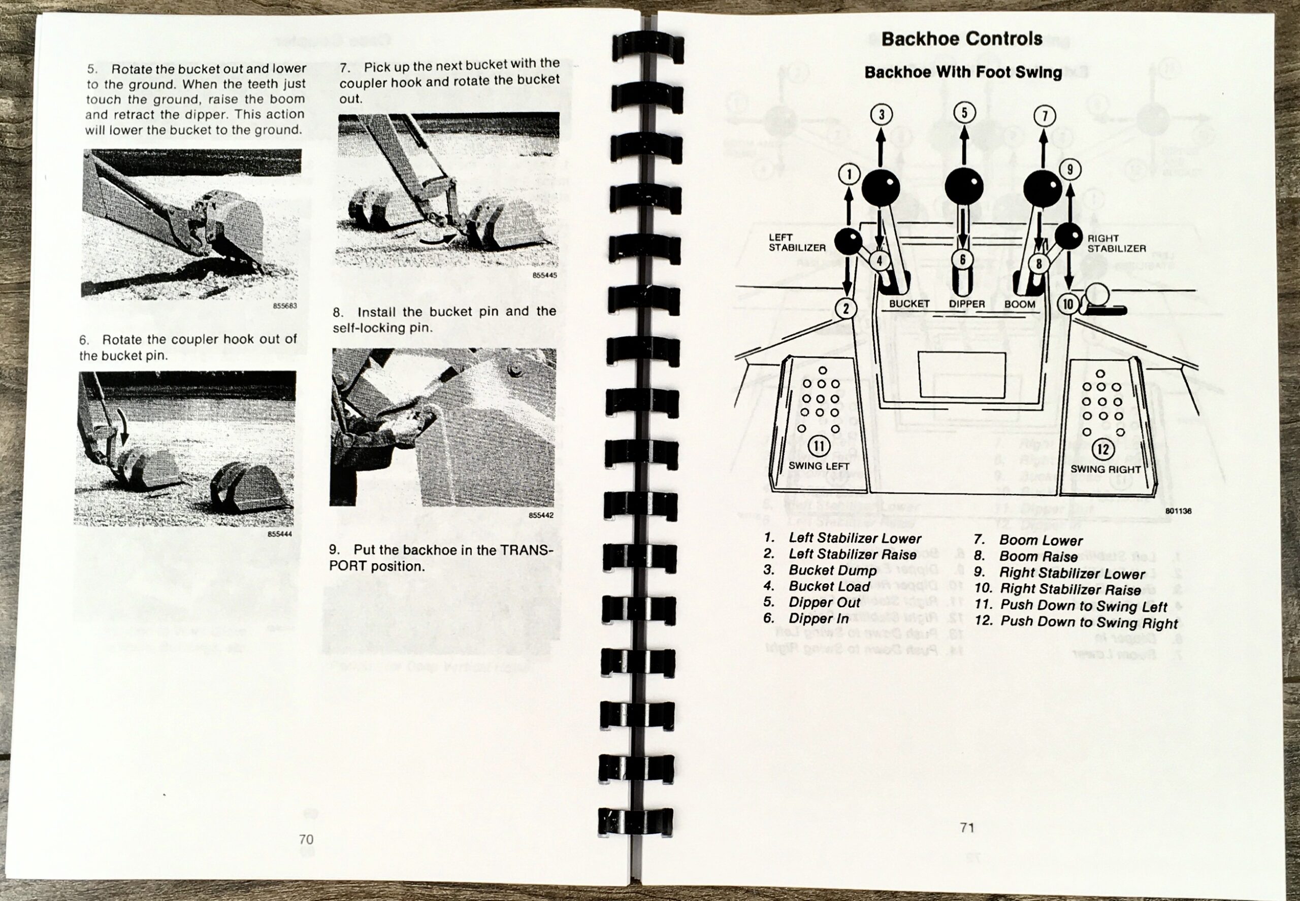 Case 580E 580 Super E Construction King Loader Backhoe Operators Owners Manual - Image 5