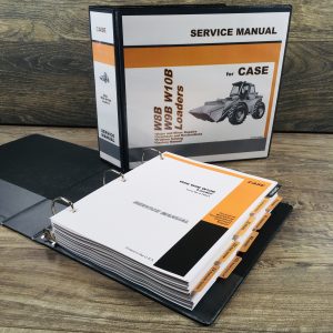 Case W8B W9B W10B Wheel Pay Loader Service Technical Manual Repair Shop Binder
