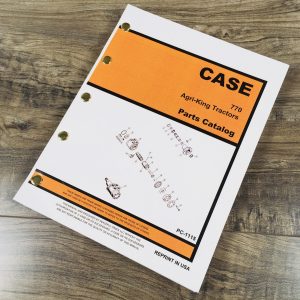 New Case 770 Agri-King Tractor Parts Manual Catalog Exploded Views Numbers