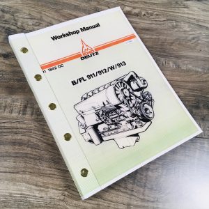 Deutz F6L913 F6L913G Bf4L913 Diesel Engine Service Repair Workshop Manual Shop