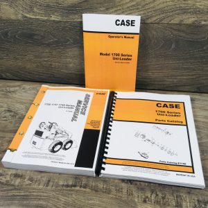Case 1700 1737 1740 Uni Loader Skid Steer Service Parts Operators Manual Catalog