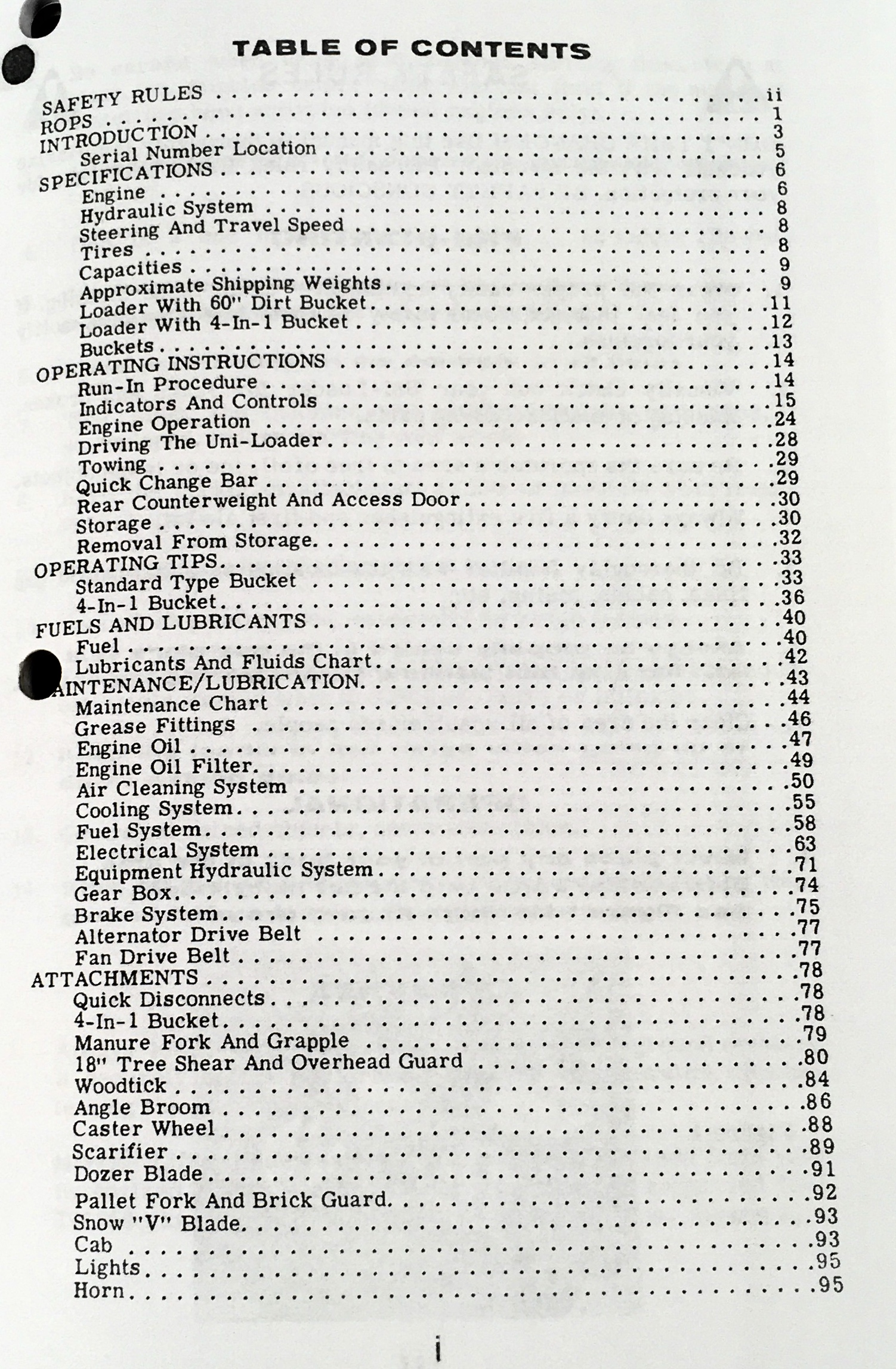 Case 1700 1737 1740 Uni Loader Skid Steer Service Parts Operators Manual Catalog - Image 19