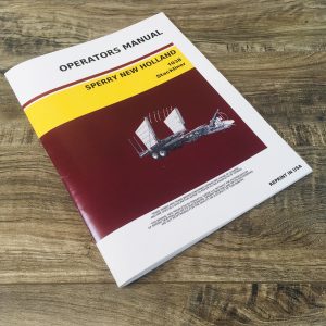 New Holland 1038 Automatic Bale Wagon Operators Manual Maintenance Stackliner NH