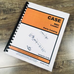 J I Case W8C Loader Parts Manual Catalog Assembly Exploded View