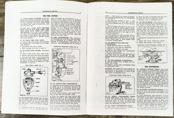 Briggs And Stratton 14Fb 14Fbc Operators Owners Service Repair Parts Manual Bs & - Image 8