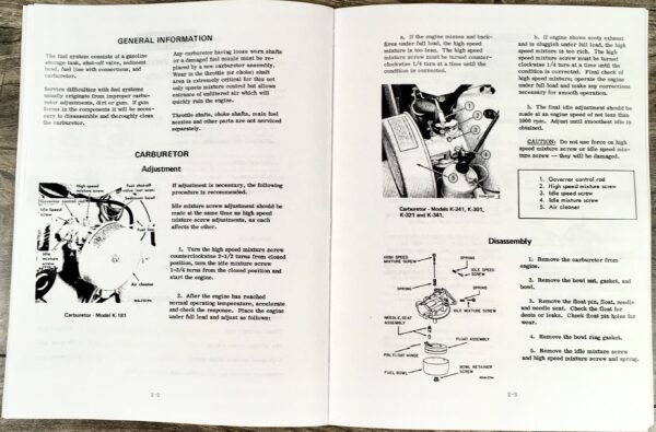Lot International Cub Cadet 149 Service Operator Manuals Owners Repair Kohler - Image 13