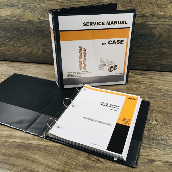 Case 1530 1537 Uni-Loader Skid Steer Service Technical Manual Repair Shop Book
