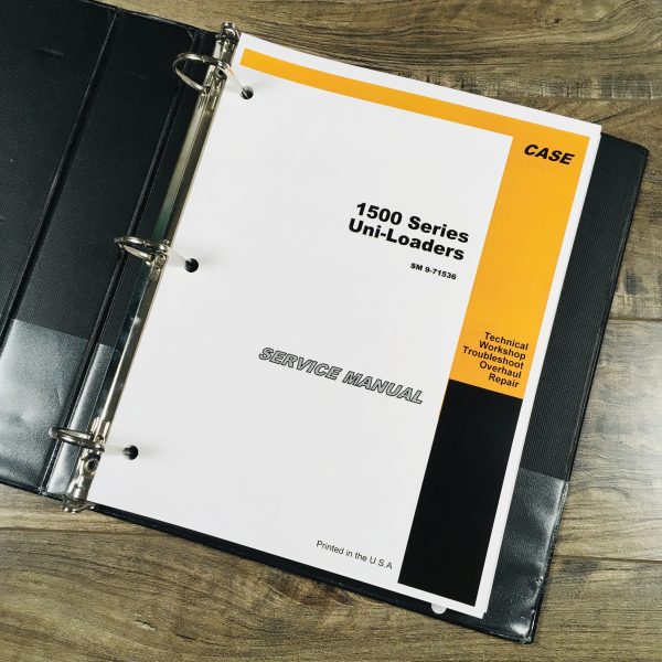 Case 1500 1526 1530 1530B 1537 Uni-Loader Skid Steer Service Manual Parts - Image 2