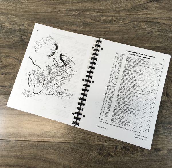 Case 1526 1530 1537 1500 Series Uni Loader Parts Manual Catalog Skid Steer - Image 4