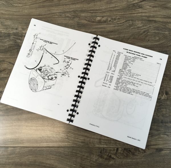 Case 1526 1530 1537 1500 Series Uni Loader Parts Manual Catalog Skid Steer - Image 5