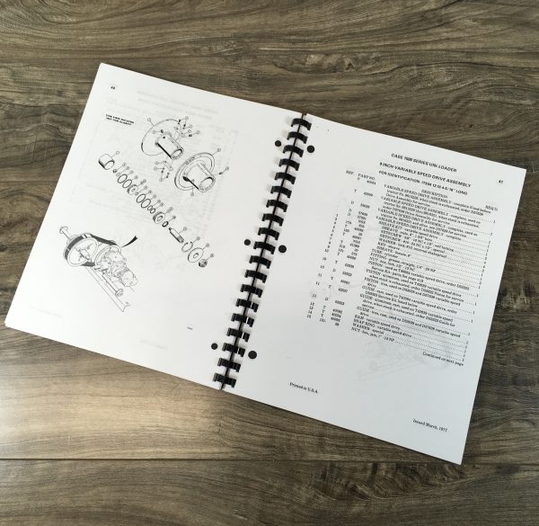 Case 1526 1530 1537 1500 Series Uni Loader Parts Manual Catalog Skid Steer - Image 6