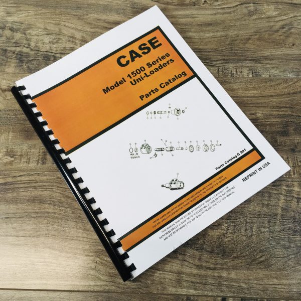 Case 1526 1530 1537 1500 Series Uni Loader Parts Manual Catalog Skid Steer